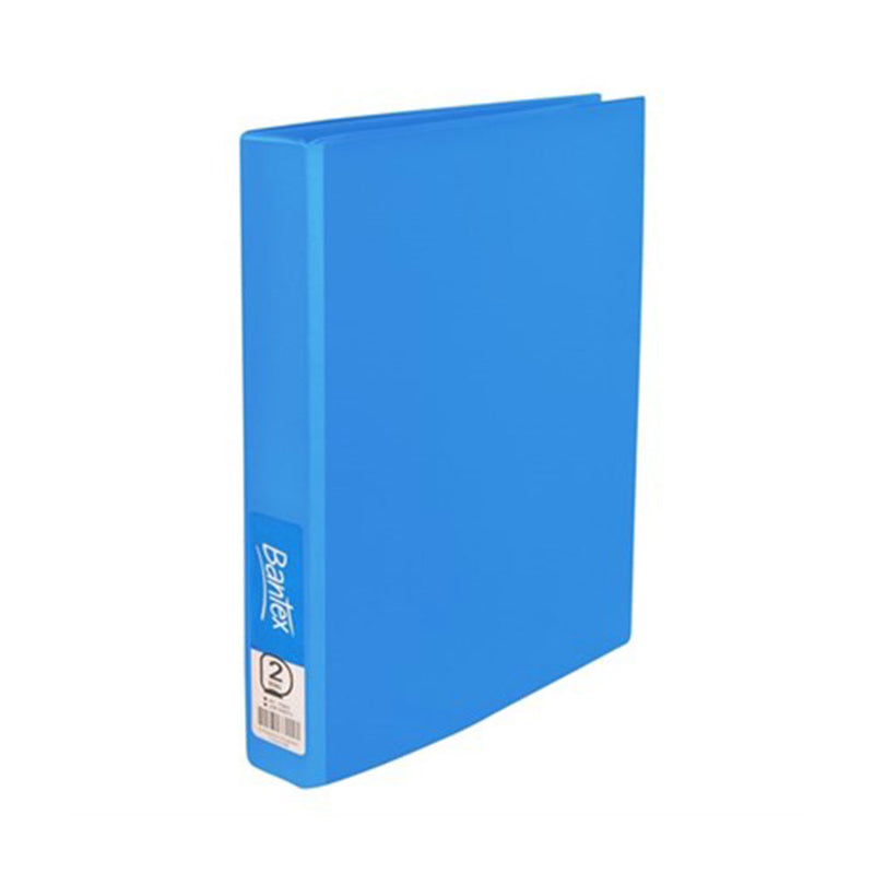 Bantex A4 2D-Ring Insert Binder 25mm (Blueberry)