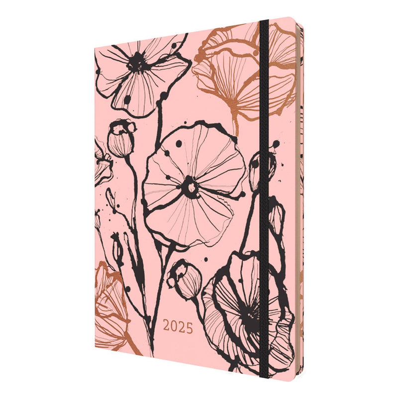 Collins Abstract Botanicals A5 WTV 2025 Diary