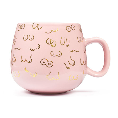 Thumbs Up! Boobie Pink Ceramic Mug 300mL