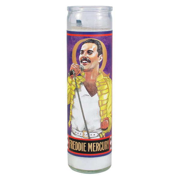 Freddie Mercury Secular Saint Candle