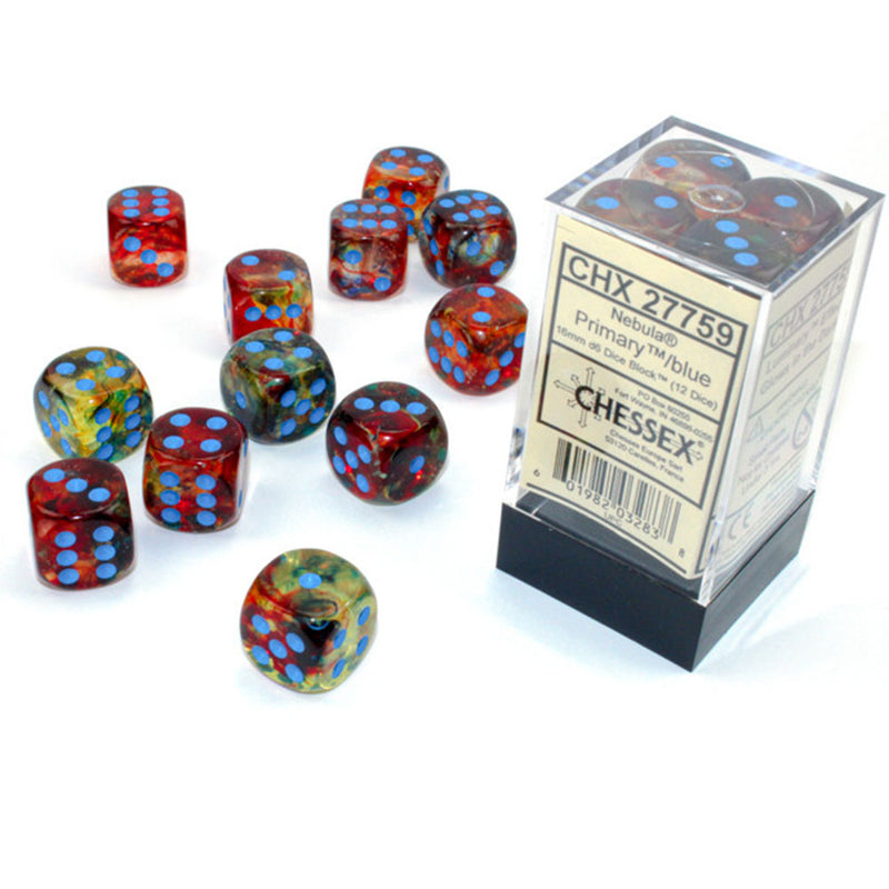 Nebula Chessex 16mm D6 Würfelblock