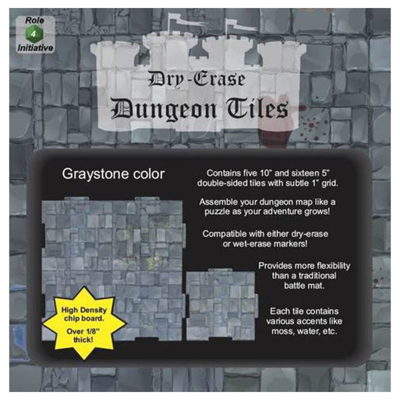  Dungeon-Fliesen Graystone