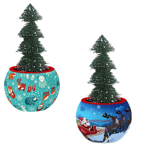 Pintoo Christmas Flowerpot Puzzle 80pcs