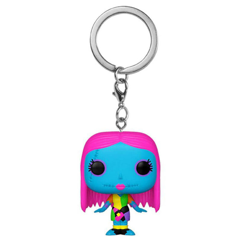 Nightmare Before Christmas Sally Black Light Pop! Keychain