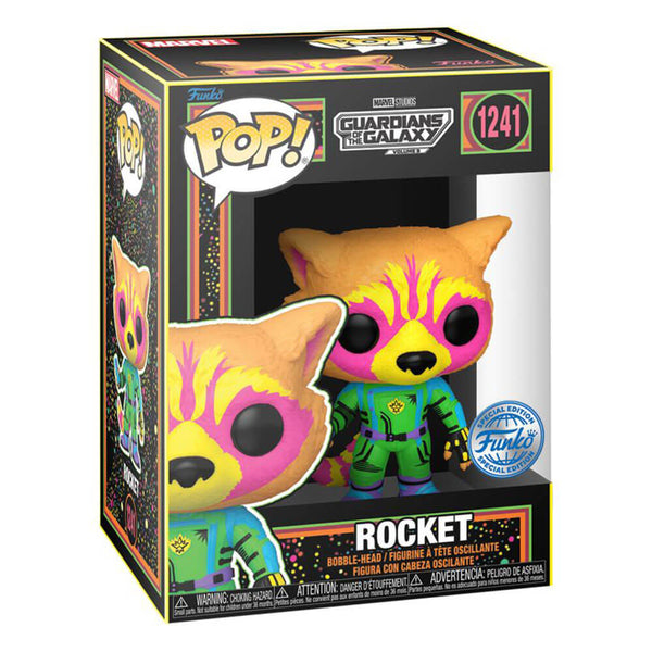 GotG 3 Rocket US Exclusive Blacklight Pop! Vinyl