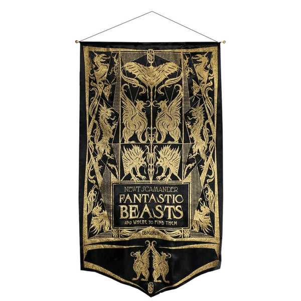 Fantastic Beasts Find Them Newt Book Cvr Gold Glitter Banner