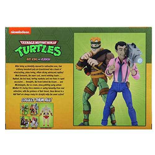 TMNT Rat King & Vernon 7" Action Figure 2-pack