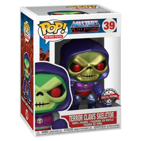 Skeletor with Terror Claws Metallic US Exclusive Pop! Vinyl