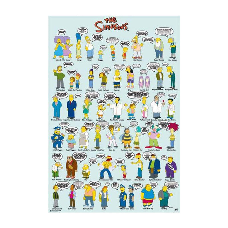 Das Simpsons-Plakat