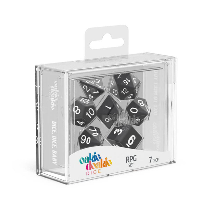 Oakie Doakie RPG Set Solid Dice 7tlg