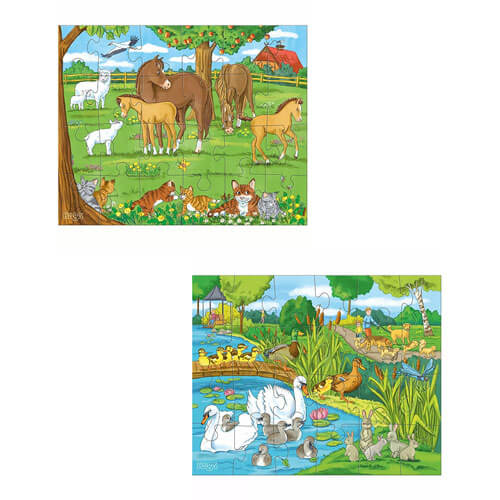 Animal Families Puzzles