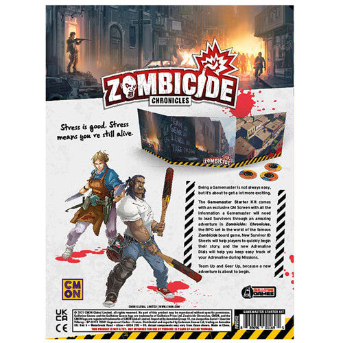 Zombicide Chronicles RPG Board Game Gamemasters Starter Kit