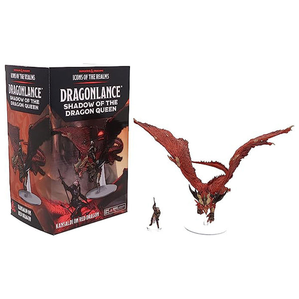 D&D Icons of the Realms Kansaldi & Red Dragon Figure