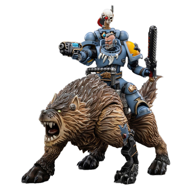 Space Wolves Thunderwolf Kavallerie Figur im Maßstab 1:18