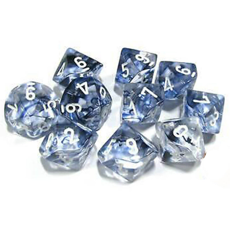 Chessex D10 Polyhedral 10-Würfel-Nebel-Set