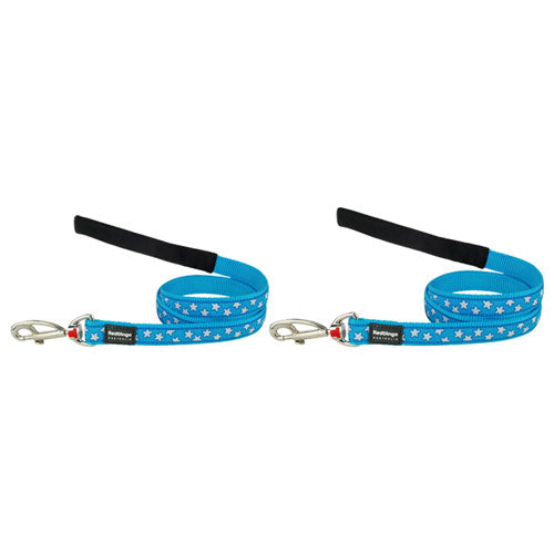 Star Dog Lead (Turquoise)