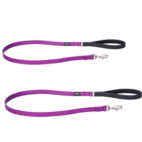 Elegant Vegan Leather Dog Lead (Purple)