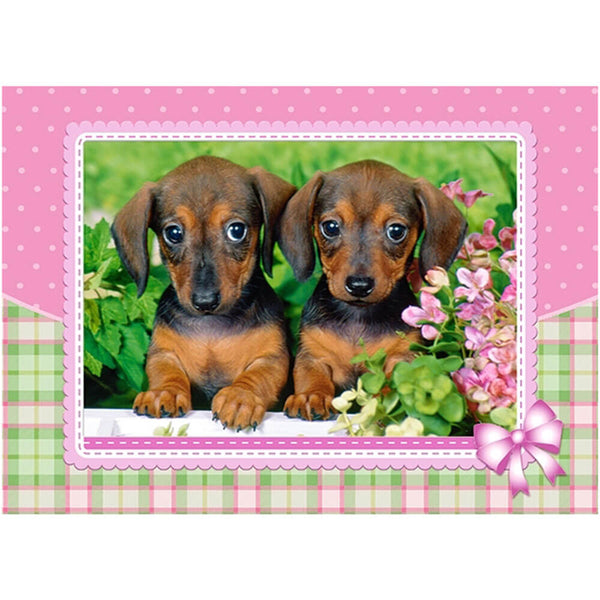 Castorland Dachshund Puppies Jigsaw Puzzle 120pcs