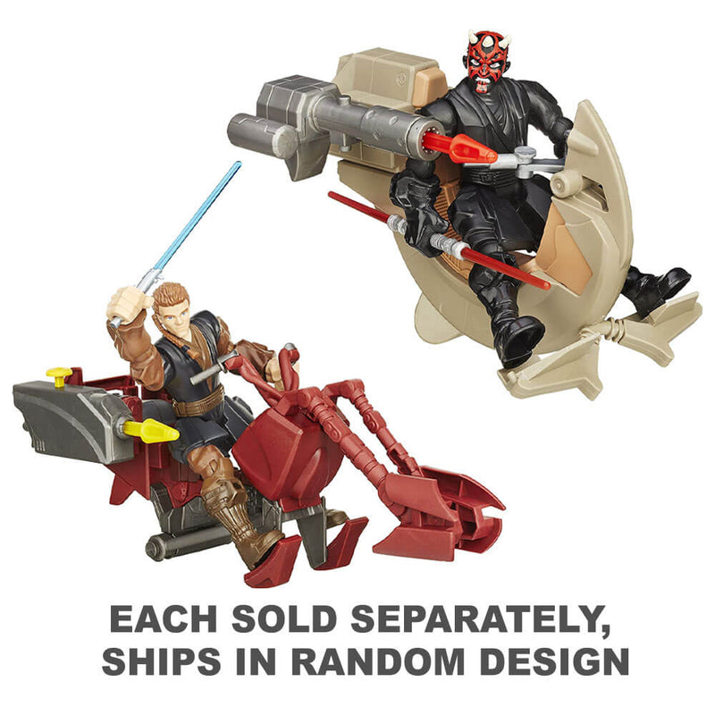 Star Wars Hero Mashers Speeder and Darth Maul