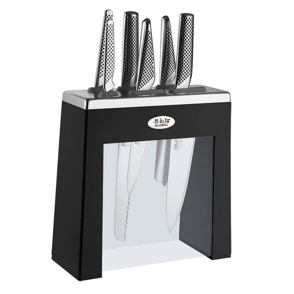 Global Knives Kabuto Knife Block Set (7pcs)