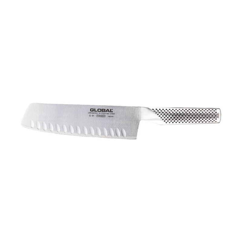 Global Knives Gemüsemesser mit geradem Griff 18cm