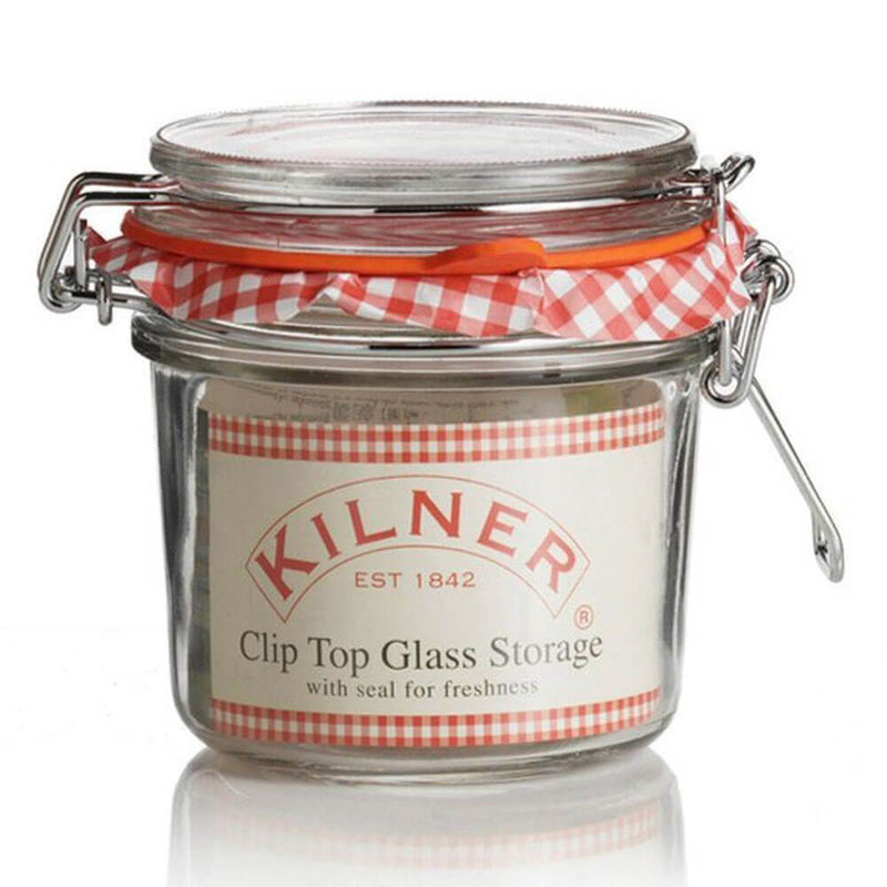  Kilner Clip Top Rundes Glas (klar)