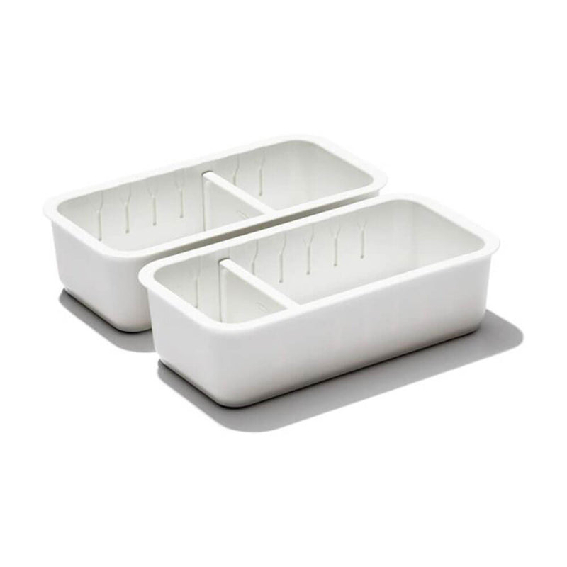 OXO Good Grips Adjustable Drawer Bin Set