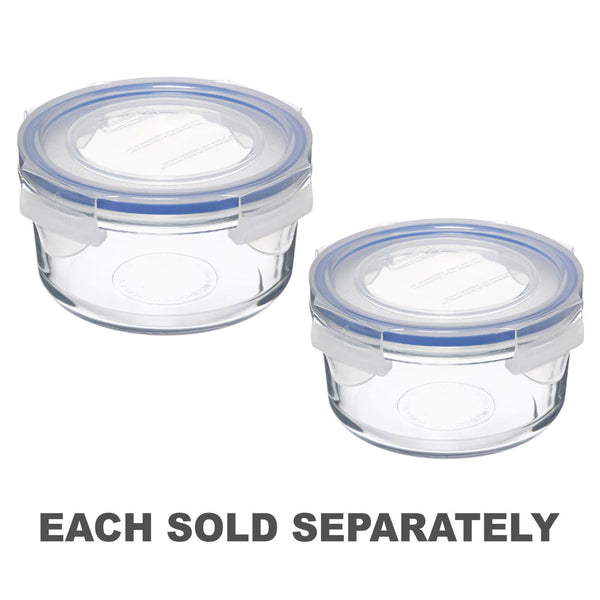 Glasslock Round Tempered Glass Food Container