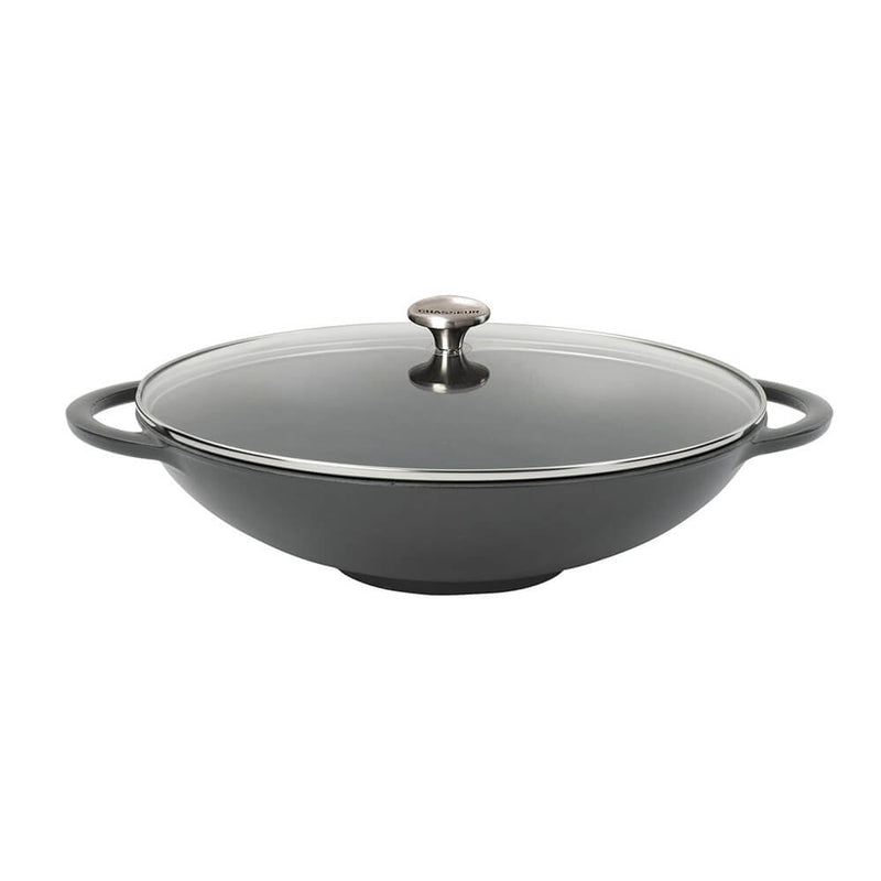 Chasseur-Wok mit Glasdeckel (37 cm/4,5 l)