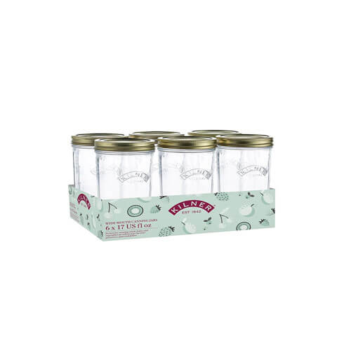 Kilner Wide Mouth Preserve Jar Set (6pcs)