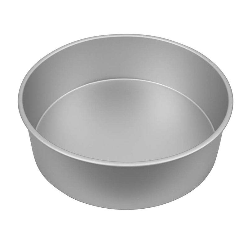 Bakemaster Round Deep Pan (Silver Anodised)