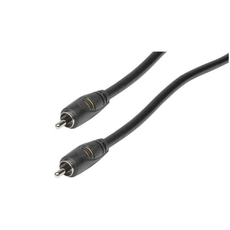 Cinch-Stecker auf Stecker RG59U Koaxialkabel (Gelb)