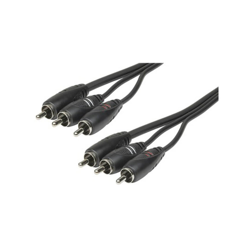 3 Cinch-Stecker auf Stecker Audiovisuelles Verbindungskabel