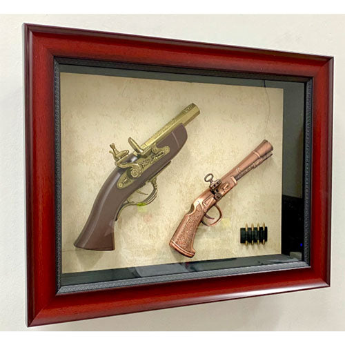 Vintage Guns in a Frame Wall Decoration (Set of 2)