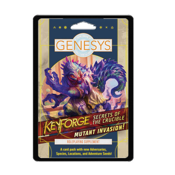 Keyforge Genesys Secrets of the Crucible Mutant Invasion