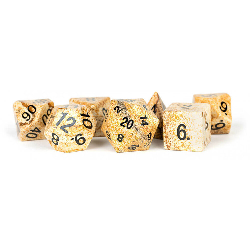 Gemstone Polyhedral Dice Set 16mm