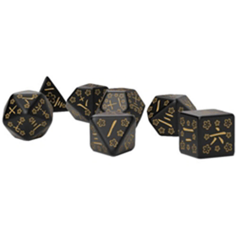 Japanese 7 Dice Set