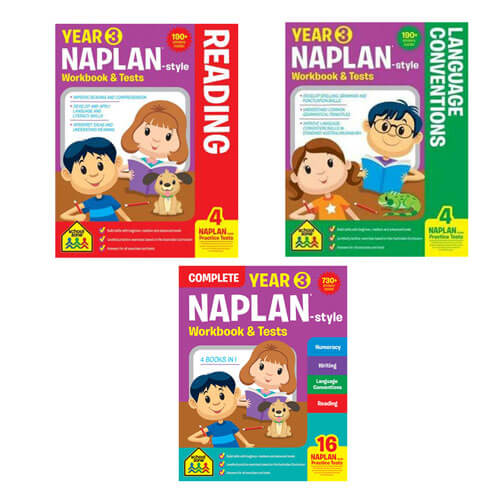 Schoolzone Naplan Year 3 Workbook and Tests