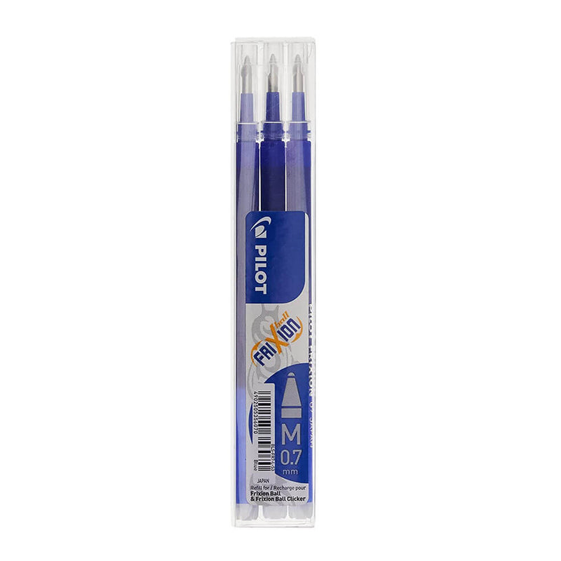 Pilot Frixion Rollerball Pen Refill 0,7 mm Spitze, 3er-Pckg