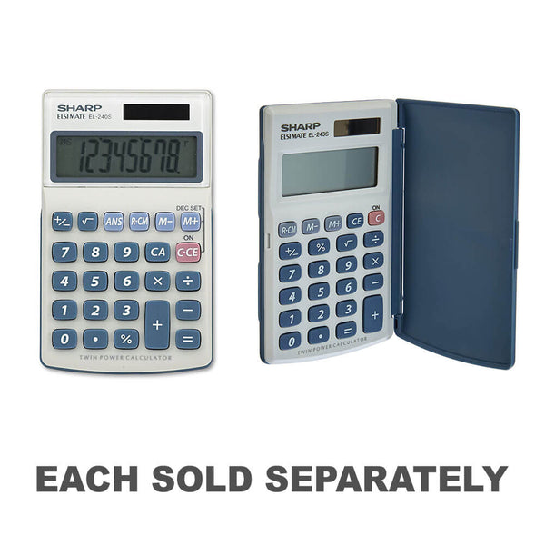 Sharp 8 Digit Dual Power Calculator