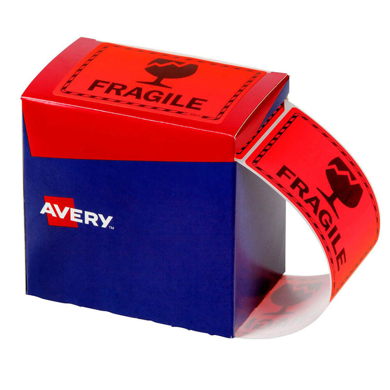 Avery Fragile Etiketten 750 Stück (75 x 99,6 mm)