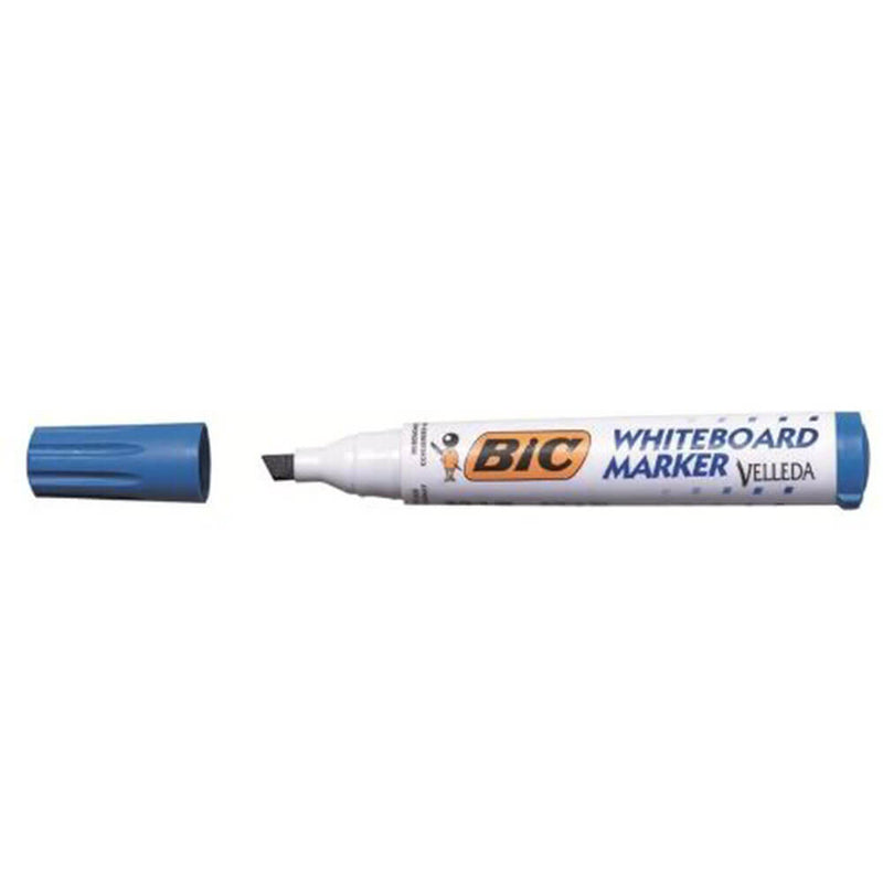  Bic Whiteboard-Marker mit Keilspitze (Box mit 12 Stück)