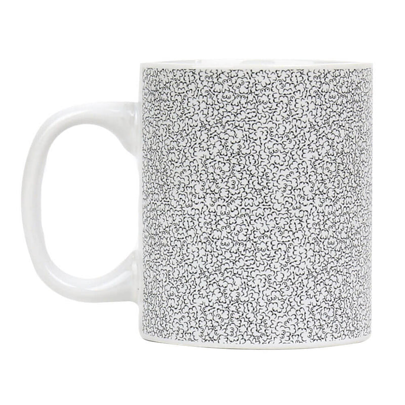 Gift Republic Itty Bitty Titty Micro Pattern Ceramic Mug